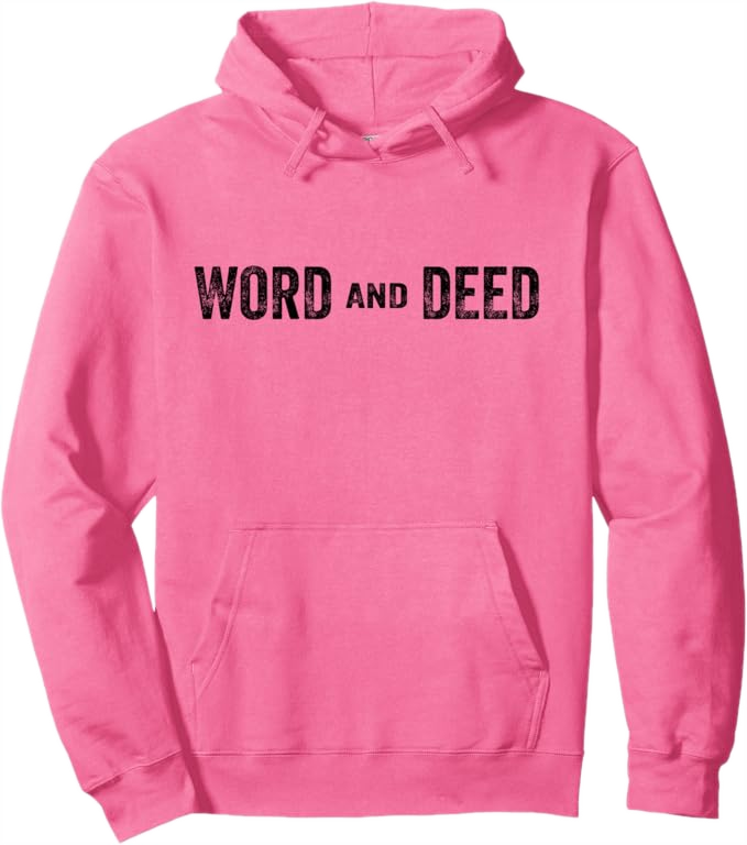 Pink Pullover Hoodie Adult Unisex 