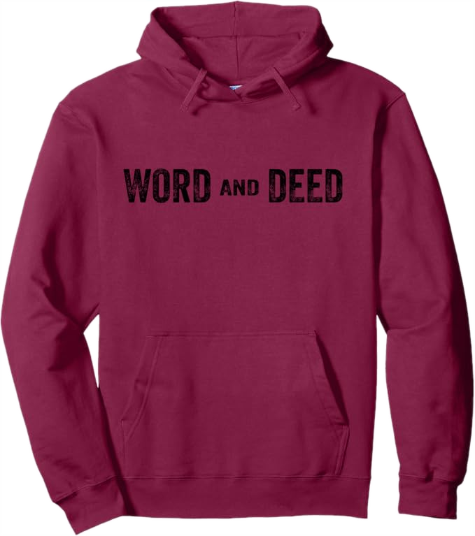 Burgundy Pullover Hoodie Adult Unisex 