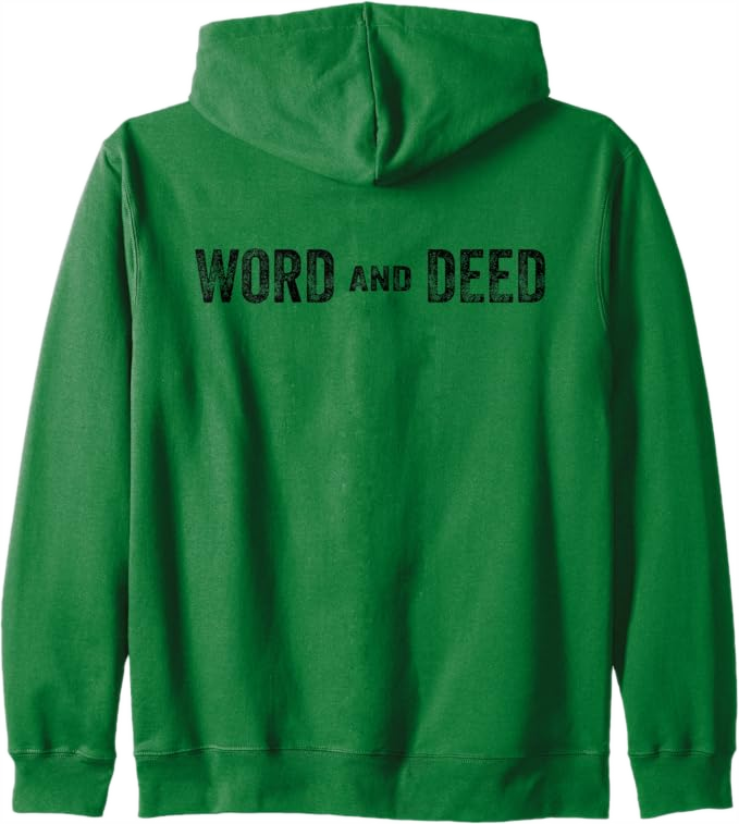 Dark Green Zip Hoodie Adult Unisex 