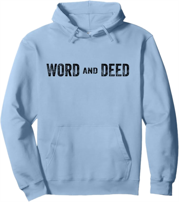 Dusty Blue Pullover Hoodie Adult Unisex 