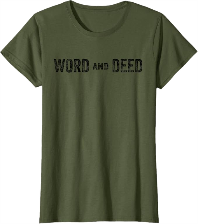Olive Green Women T-Shirt - Word and Deed