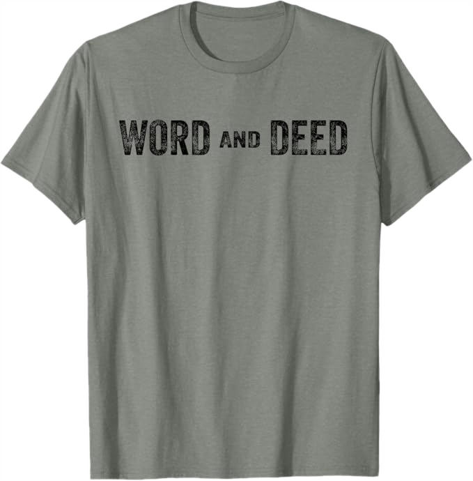 Olive Heather Men T-Shirt - Word and Deed