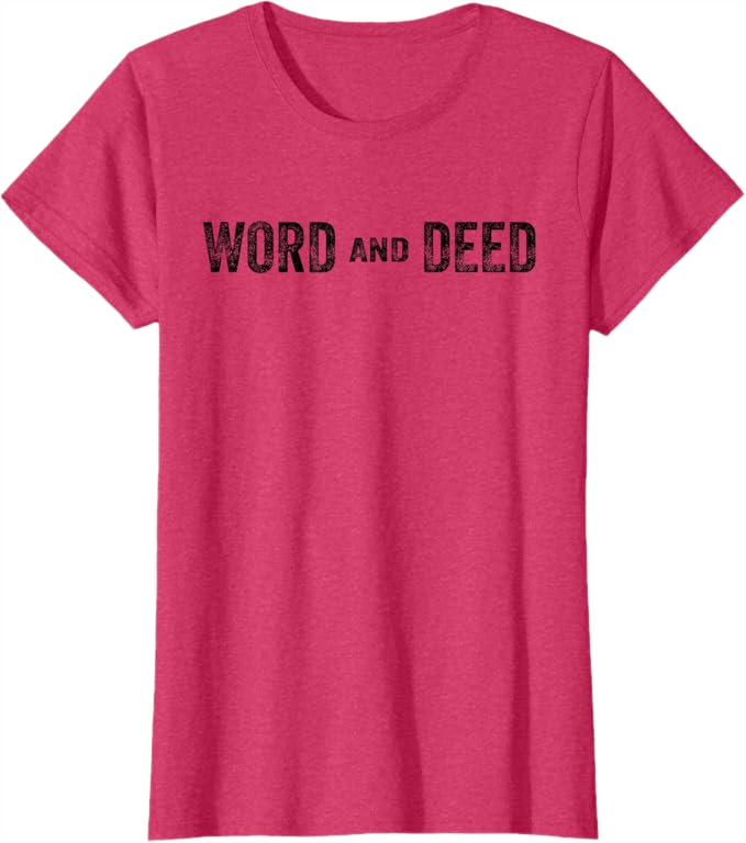 Red Heather Women T-Shirt - Word and Deed