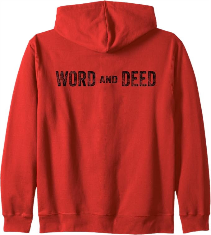 Red Zip Hoodie Adult Unisex 