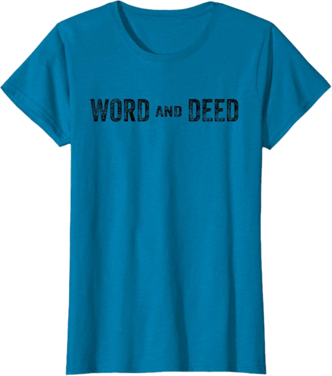 Sapphire Blue Women T-Shirt - Word and Deed
