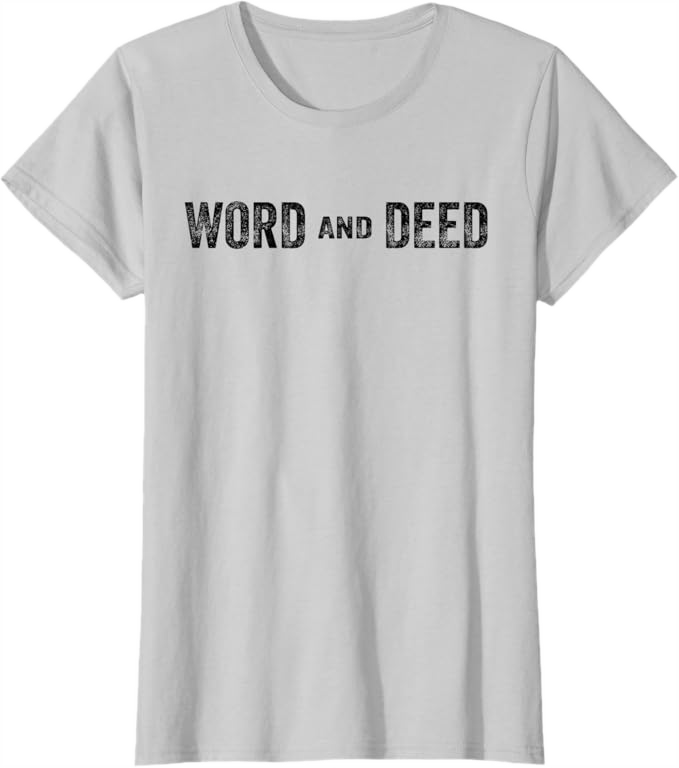 Silver Grey Women T-Shirt - Word and Deed