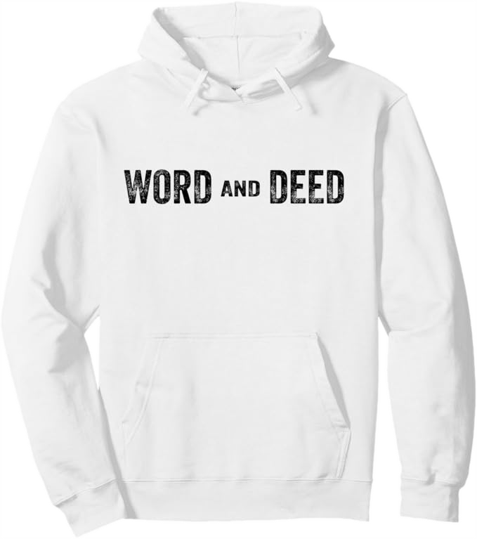 White Pullover Hoodie Adult Unisex 