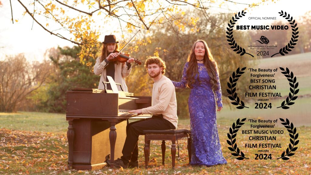 16x9 cover art for The Beauty of Forgiveness award-winning music video theme song