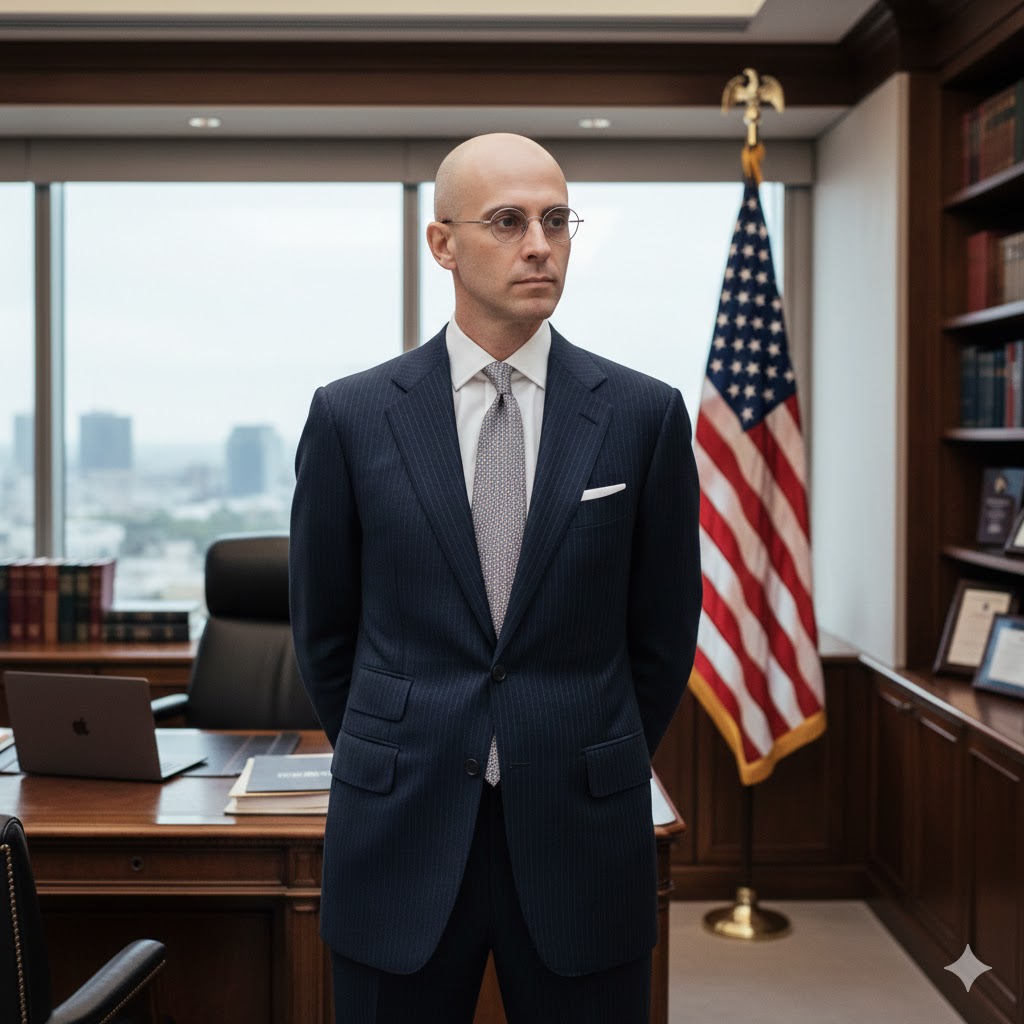 Governor's Chief of Staff AI mock-up of role character