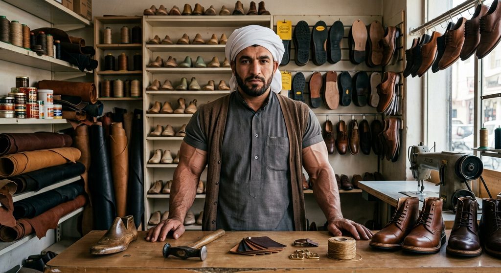 mock-up image of a Middle Eastern man  for the role